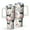 Husky Dog Flower-1, variant on OBREWU I Love My Dogs Art Tumbler with Handle and Lid,I Love My Dogs Art 40oz Double Wall Vacuum Insulated Tumbler,Cups Gift for Women and Men