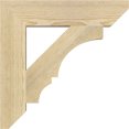 thumbnail image 3 of Ekena Millwork 4"W x 20"D x 20"H Balboa Slat Rough Sawn Bracket, Douglas Fir, 3 of 4