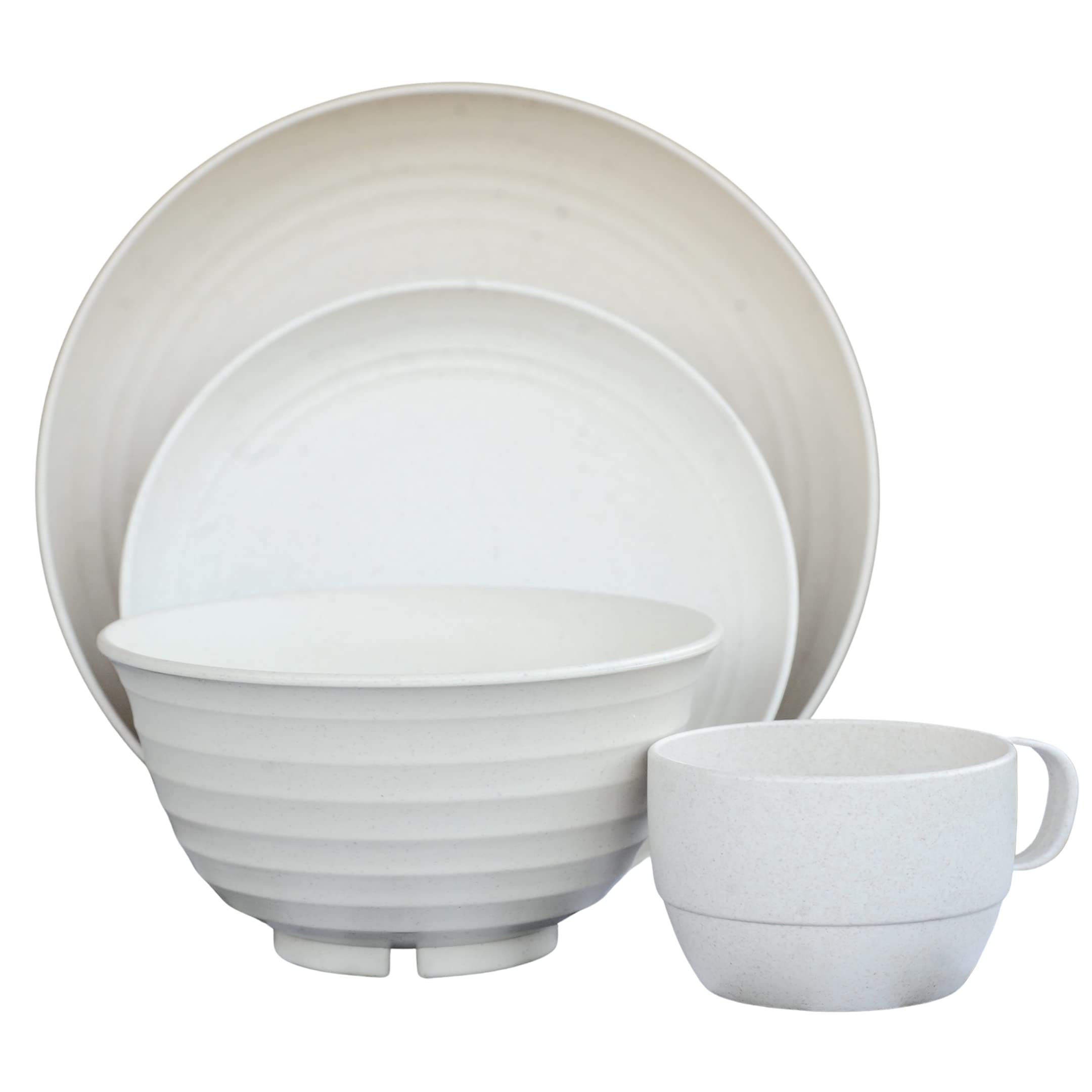 Wheat Straw Dinnerware Sets Lightweight Wheat Straw Plates and Bowls
