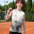 thumbnail image 2 of Ruyang Kids Boys Sleeveless Tank Top Gradient Pastel Print Round Neck Vests Tees Summer Beach Swim Casual Football Basketball Vests, 2 of 7