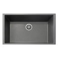 thumbnail image 2 of LaToscana ON8410ST-44UG 33 in. ONE Series Undermount Quartz Single Bowl Kitchen Sink in Black Metallic, 2 of 4