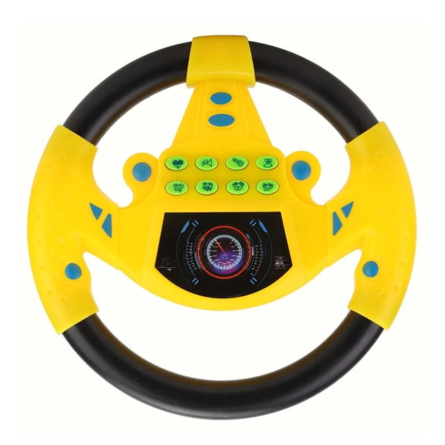Volante de juguete, volante con sonido de simulación de conducción Volante de juguete con sonido de simulación de conducción Volante optimizado para la excelencia