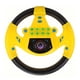 thumbnail image 4 of Volante de juguete de conducción simulada, divertido volante para bebé, juguete educativo, negro y amarillo, 4 of 15
