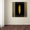 thumbnail image 3 of LightBoxJournal 'Black & Gold - Feathered Fashion' Canvas Art, 3 of 3