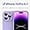 Purple, variant on Liquid Silicone Case for iPhone 14 Pro, [True Liquid Silicone] [Anti Fingerprint] 4 Layer Phone Case Protective Cover, Full Coverage Around Camera & Built-in Microfiber, 6.1", Blue