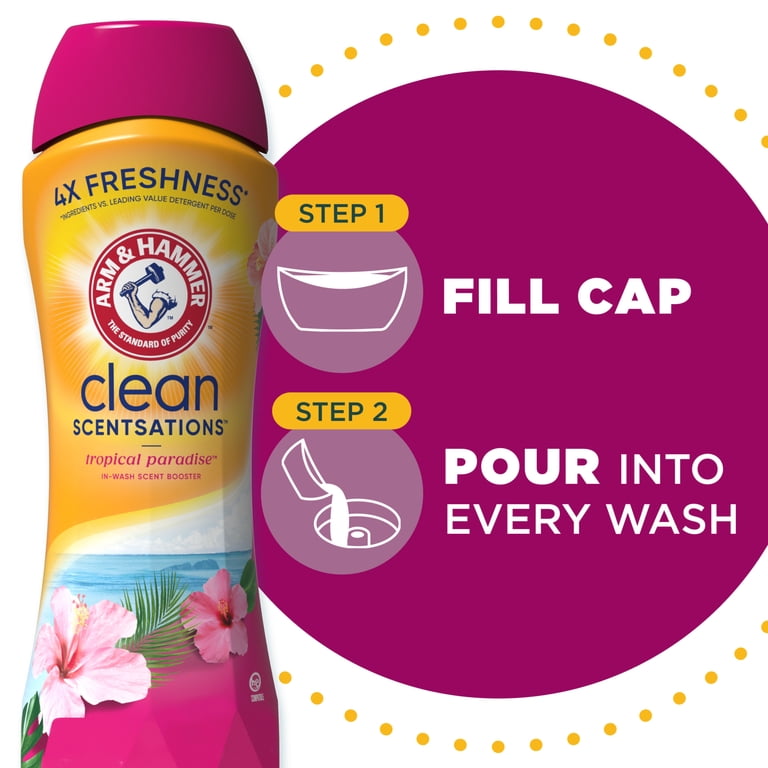 Arm & Hammer Clean Scentsations Tropical Paradise Scent Booster, 45 Oz photo 6