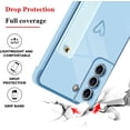 thumbnail image 2 of Designed for Samsung Galaxy S21 FE 6.4" Luxury Case for Women Girls,Soft Silicone Plating Bumper Wristband Holder Case Slim Anti-Scratch Shockproof Love Heart Cute Case(Sky Blue), 2 of 7