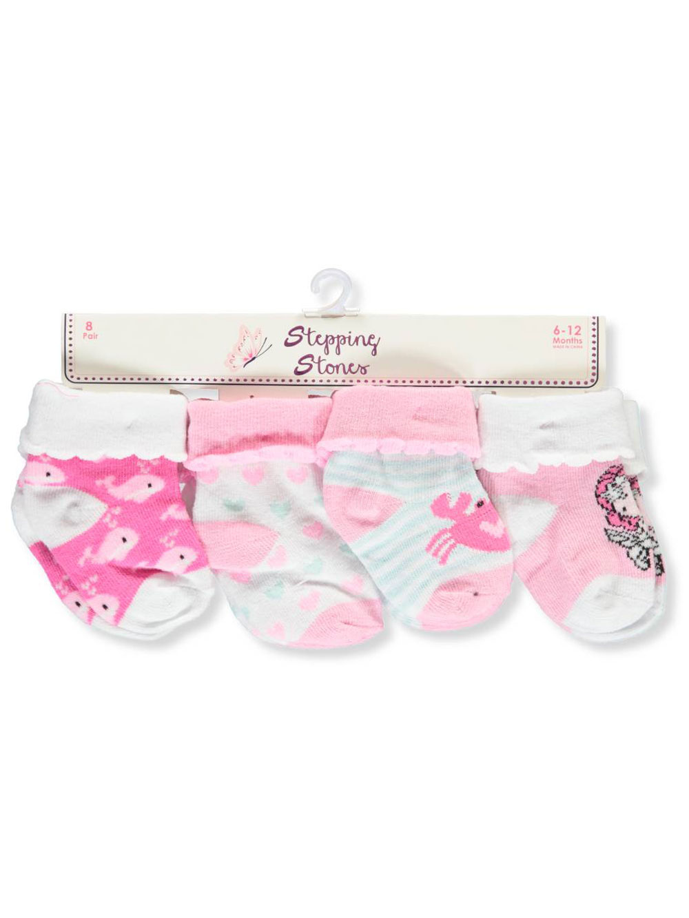 stepping stones baby socks