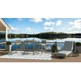 thumbnail image 3 of Homestyles Sustain Wood Outdoor High Bistro Table and Two Stools in Gray, 3 of 5