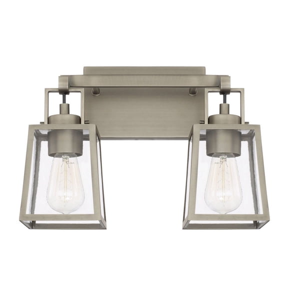 125521AN-448-Capital Lighting-Kenner - 2 Light Industrial Bath Vanity Approved for Damp Locations - in Industrial style - 15.25 high by 11 wide