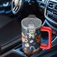 thumbnail image 5 of 30 Oz Elk Tumbler With Handle, Christmas Holiday Coffee Travel Cup, Winter Season Decor, 5 of 5