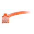 thumbnail image 2 of C2G 14ft Cat6a Snagless Unshielded UTP Network Patch Ethernet Cable-Orange - Patch cable - RJ-45 (M) to RJ-45 (M) - 14 ft - UTP - CAT 6a - molded, snagless, stranded - orange, 2 of 4