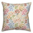thumbnail image 2 of Creative Products Bright Multi Floral 18 x 18 Spun Poly Pillow, 2 of 3