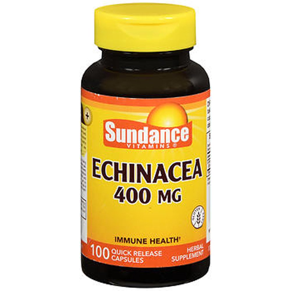 Sundance Vitamins Echinacea Tablets, 400 mg, 100 Count