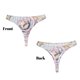 thumbnail image 3 of Balery Vintage Rose Tangas de Algodón para Mujer con Estampado – Ropa Interior Sexy, Transpirable, G-string-X-Small, 3 of 6