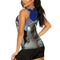 thumbnail image 3 of Easygdp Astronaut in Outer Space Women's Workout Tank Top, Running Top, Hiking Shirt, Quick-Dry for Running, Yoga, Hiking - Small, 3 of 9