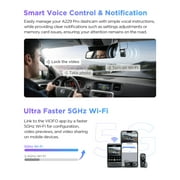 VIOFO A229 Pro 3 Channel 4K HDR Dash Cam, Dual STARVIS 2 Sensors, 4K+2K+1080P Front Inside and Rear, 5GHz WiFi, GPS, Voice Control, Parking Mode, Support 512GB Max