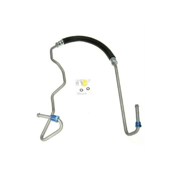 Hydroboost To Gear Power Steering Pressure Line Hose Assembly - Compatible with 2007 - 2010 Chevy Silverado 3500 HD 6.6L V8 Diesel 2008 2009