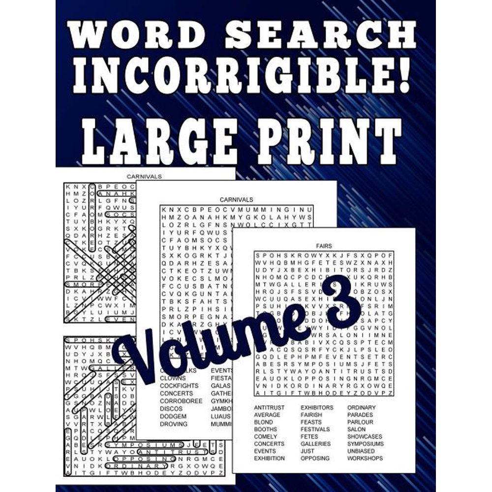 series word search incorrigible word search incorrigible