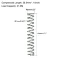 thumbnail image 3 of Unique Bargains 8mmx1mmx45mm 304 Stainless Steel Compression Spring 31.4N Load Capacity, 5pcs, 3 of 5