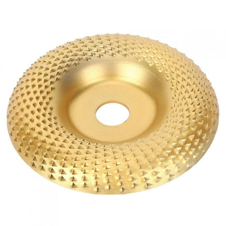 

Power Tool Accessories Steel Woodworking Grinding Wheel Shaping Disc Power Tool Accessories Hardware PartsGolden Curved Root Carving Disc E1-531