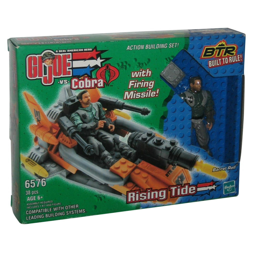 GI Joe Built To Rule Rising Tide Boat Toy w/ Barrel Roll Action