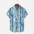 thumbnail image 3 of Yiaimeir Hawaiian Shirt For MenVintage Button Down Bowling Shirts Short Sleeve Summer Beach Shirt,Size M-4XL, 3 of 4