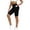 Shorts-A13Black, variant on Plus Size Biker Shorts for Women with Pockets High Waisted Stretchy Workout Shorts Athletic Compression Fit Gym Running Shorts Tummy Control Active Wear Orange L