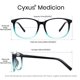 thumbnail image 3 of Cyxus Lentes para Computadora Hombres y Mujeres Anti Luz Azul Lente Antireflejant Bloqueo UV Antifatiga Anteojos 8121T32 Cyxus Style, 3 of 5