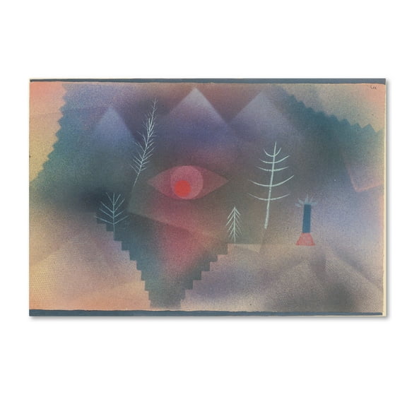 Trademark Fine Art 'Glance Of A Landscape' Canvas Art by Paul Klee