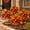 Orange-4pcs, variant on Autumn Harvest Floral Garden Stake Arrangement, Outdoor Fall Floral Arrangements with Autumn Design for Yards,Gardens, Flower Beds, Pathways and Seasonal Outdoor Decoration.