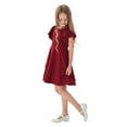 thumbnail image 6 of Tkrady Girls Dresses Spring Summer New Casual Cute Short Sleeve Dress Princess Dresses, Sizes 2-10 Years, 6 of 6