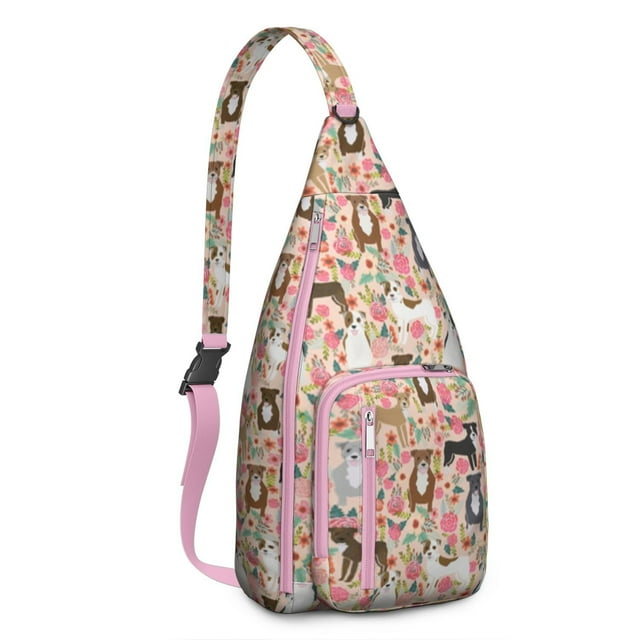 Dog Paw Adventure Sling - Cute Crossbody Backpack, Multi-Functional Pack for Outdoor Enthusiasts