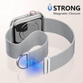thumbnail image 4 of MetallbandkompatibeltmedAppleWatch-band40mm38mm41mmSilver-WELLNGSSilver, 4 of 5