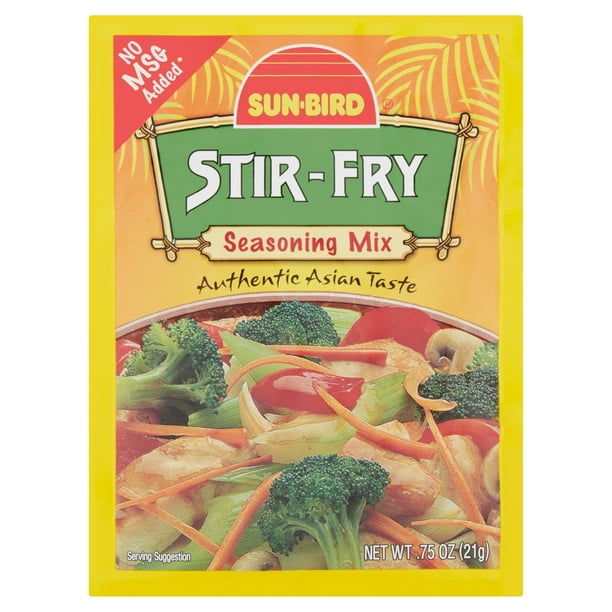 Sun-Bird Stir Fry Seasoning Mix, .75 oz - Walmart.com - Walmart.com