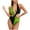 Green, variant on Zuesphe Vintage Swimsuits for Women Womens Plus Size Swimwear 2 Piece Gold Metallic Bikini Set Tankini Swimsuits Flounce Halter