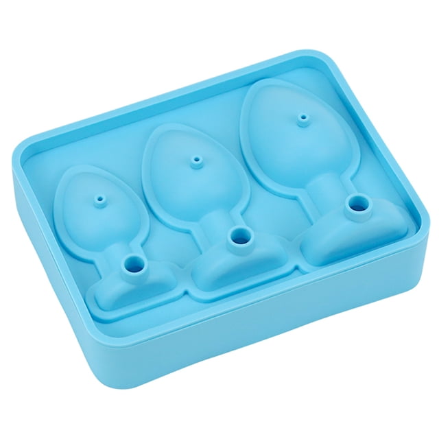 Moldes Cubitos Hielo Con Forma Divertida Bandeja Molde para Broma Tapón Anal Silicona Enfriar Cócteles Whisky