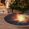 thumbnail image 5 of Bingfone Christmas Tree Skirt Mat Christmas Decoration Interior 48" -Red And White Flame Fox, 5 of 6
