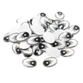 thumbnail image 2 of 60 piezas Flatback Sticker Eyes DIY Doll Making Accesorios Crafts, blanco Zulema Ojos de dibujos animados de plástico, 2 of 8