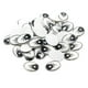 thumbnail image 2 of 60 piezas Flatback Sticker Eyes DIY Doll Making Accesorios Crafts, blanco Zulema Ojos de dibujos animados de plástico, 2 of 8