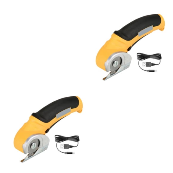 Eigraketly Herramienta manual para cortar telas - Cortadora de telas multifuncional liviana y portátil amarillo 2Conjunto