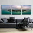 thumbnail image 3 of Epic Art 'Cloudy Winter in Chicago' by Epic Portfolio, Acrylic Glass Wall Art, 3 Piece Set, 108" x 36", 3 of 8