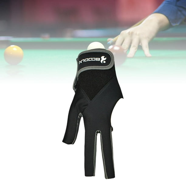 Skid Billiards Breathable Elastic Game Gloves Show Glove Gray