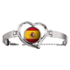 thumbnail image 1 of nacional en la Copa Mundial de fútbol de España Pulsera pulsera de joyería en forma de corazón Unbranded M, 1 of 3