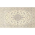 thumbnail image 1 of Ahgly Company Indoor Rectangle Traditional Light French Beige Brown Medallion Area Rugs, 8' x 12', 1 of 6