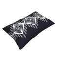 thumbnail image 3 of YFYANG Super Soft Rectangular Plush Cushion Cover (Without Pillow Insert), Paisley Geometric Pattern Comfort and Non-Pilling Hidden Zip Bedroom Sofa Pillowcases, 16"x24", 3 of 9