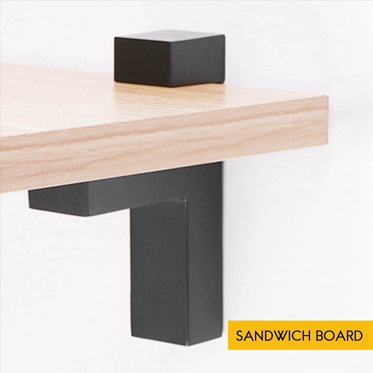 12 Pcs Adjustable Wood/Glass Shelf Bracket Wall Mount Heavy Duty Floating Brackets for 3-28mm Thick Shelves,Black