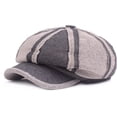 thumbnail image 2 of CoCopeaunts Men Women Beret Shabby Patchwork Style Cotton Female Berets Casual Artist Painter Octagonal Newsboy Cap, 2 of 8