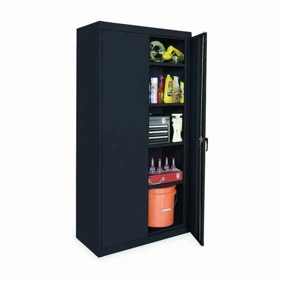 Manufacturer Varies Storage Cabinet,78"x36"x18",Black,4Shlv 1UEY3