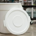 thumbnail image 7 of Carlisle 34102102 Bronco Round Waste Bin Food Container Lid, 20 Gallon, White, 7 of 7
